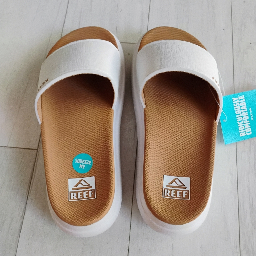 REEF NEW Cushion Bondi Bay Slides Sandals - Picture 8 of 16